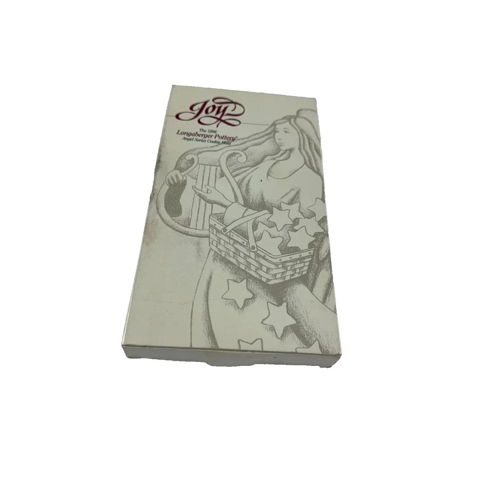 1996 Longaberger Pottery Joy Angel Series Cookie Mold New